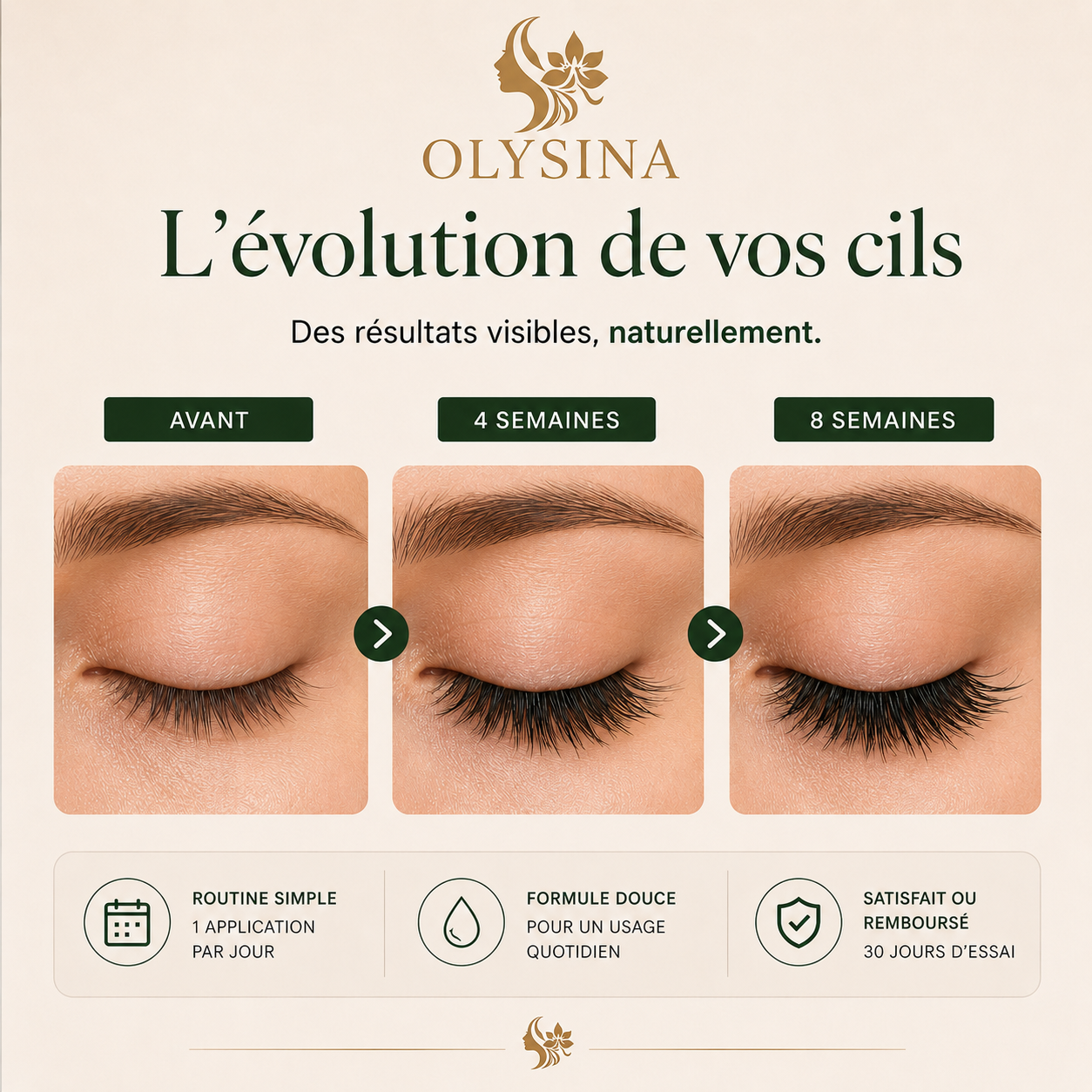 Sérum naturel EXTRA fortifiant pour cils