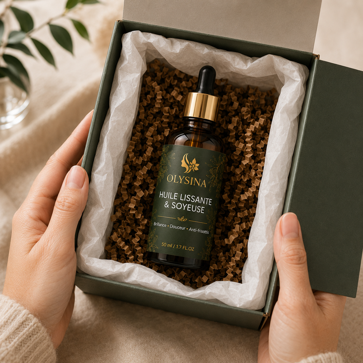 Huile pousse & lissage naturel