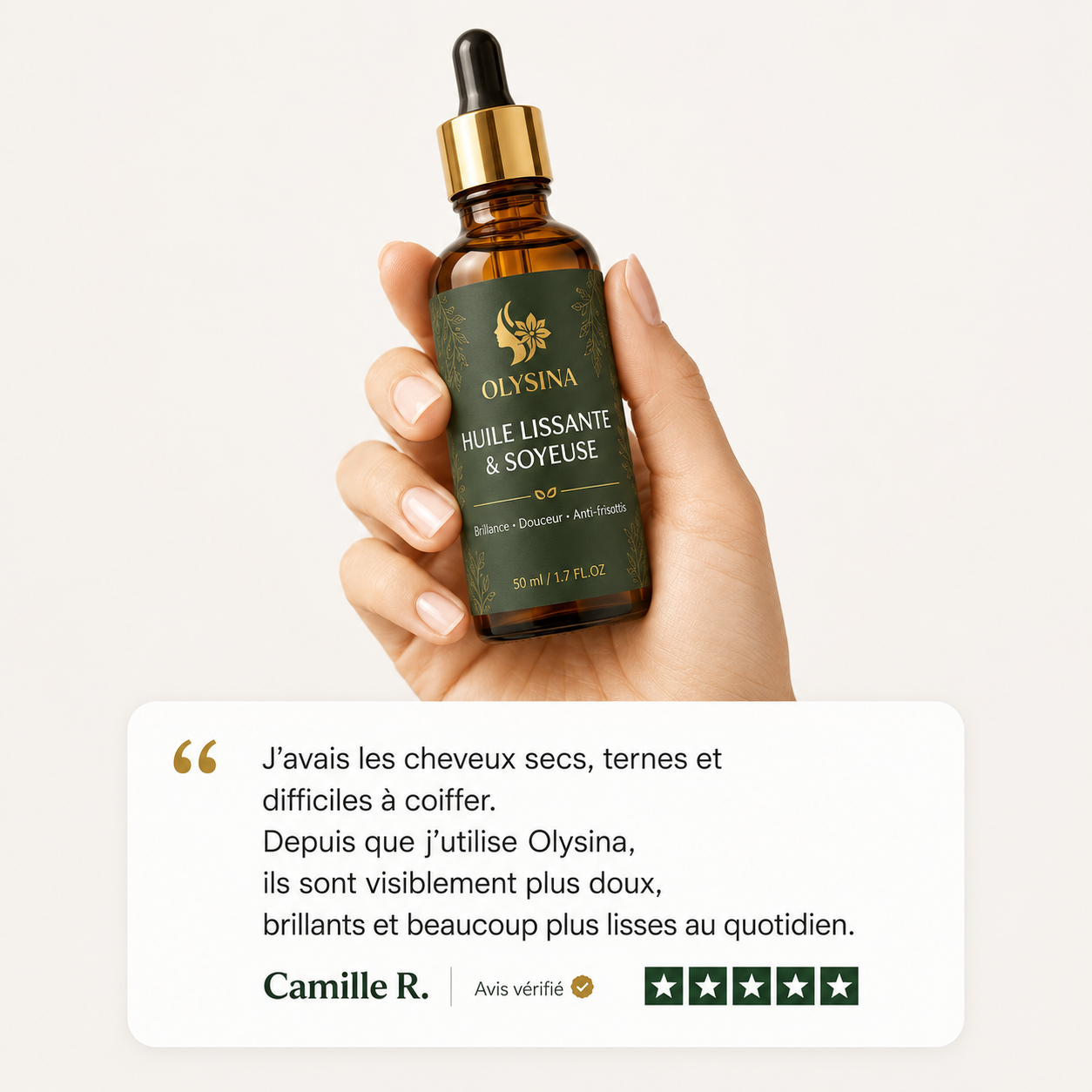 Huile naturelle EXTRA lissante