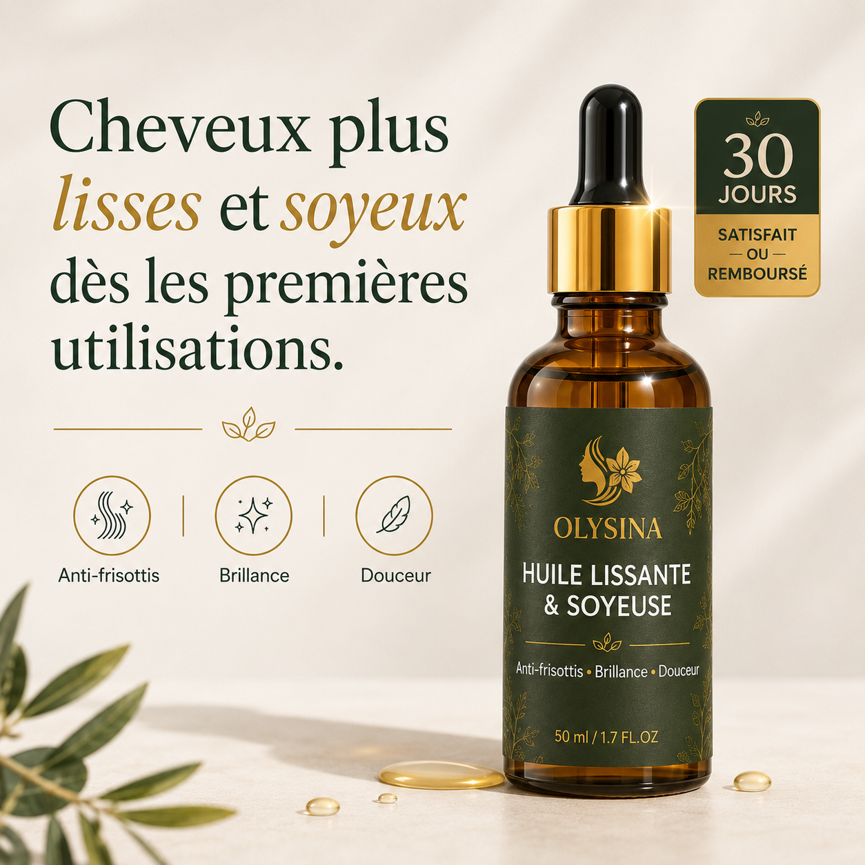 Huile naturelle EXTRA lissante