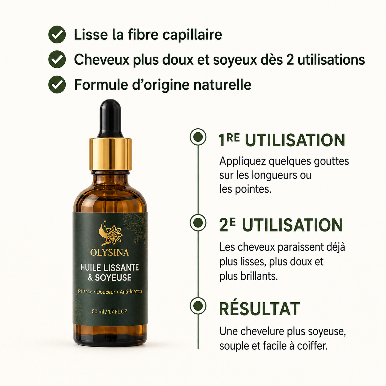 Huile naturelle EXTRA lissante